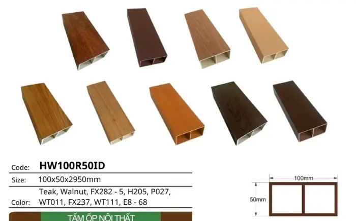 Hộp Composite 60×120 – Giải pháp hoàn hảo cho không gian sống